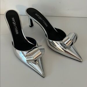 Sergio Rossi Silver Women's Heels